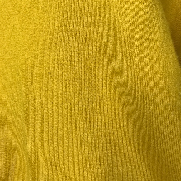 Free People Cashmere Sweater Size Small Mustard Yellow Draped Oversized Soft S - Picture 2 of 13